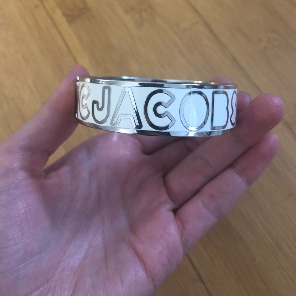 Marc by Marc Jacobs hinged logo bracelet